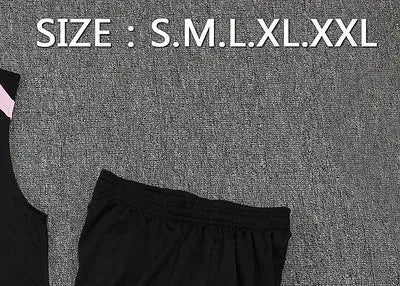 2425 Paris Black Training Set Shirt and Shorts