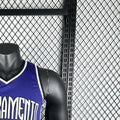 NBA Scaramento Kings 2425 V-Neck Retro Blue jersey FOX#5 S-XXL