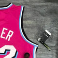 NBA Miami Hearts round neck Pink Jersey BUTLER#22 S-XXL