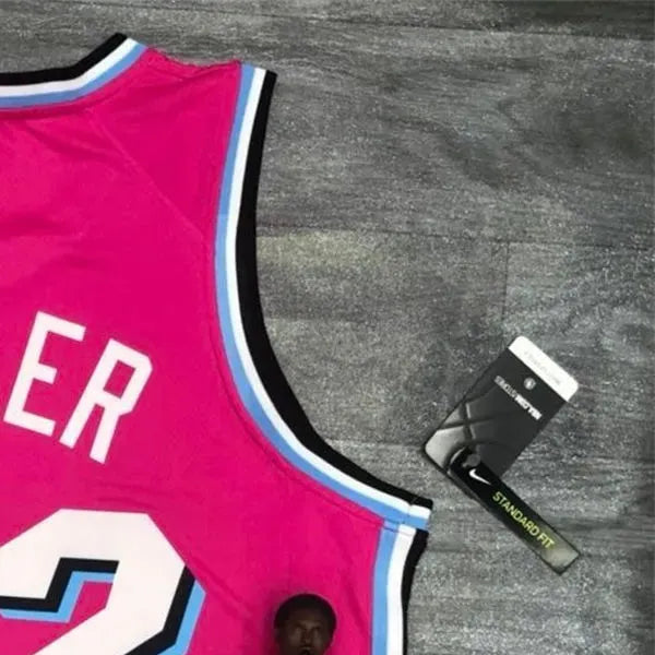 NBA Miami Hearts round neck Pink Jersey BUTLER#22 S-XXL