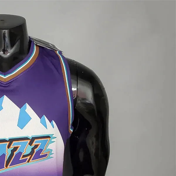 NBA Utah Jazz V-Neck Purple Jersey MITCHELL#45 S-XXL