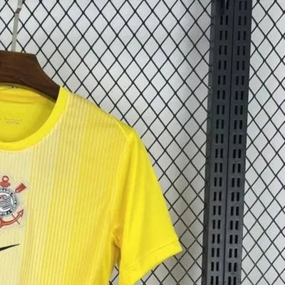 202526 Corinthians Yellow goalkeeper jersey Fan version