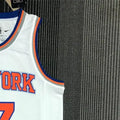 NBA New York Knicks Round Neck White 75th Anniversary jersey LIN#17 S-XXL
