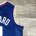 NBA Los Angeles Clippers V neck Blue Jersey LEONARD#2 S-XXL