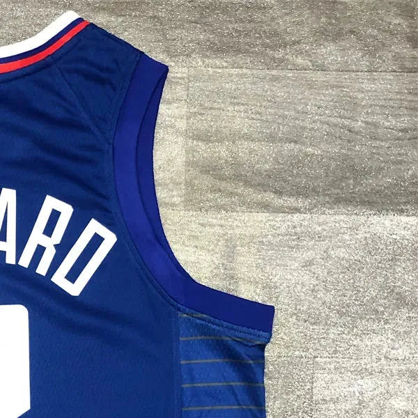 NBA Los Angeles Clippers V neck Blue Jersey LEONARD#2 S-XXL