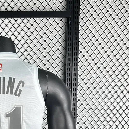 NBA Dallas Mavericks 2425 City Edition V-Neck White Jersey IRVING#11 S-XXL