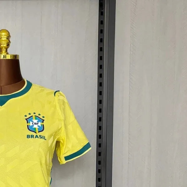 Brazil 2026 World Cup Home Womens Jersey Player Version