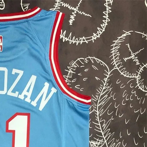 NBA Chicago Bulls Round Neck Blue Jersey DeROZAN#11 S-XXL
