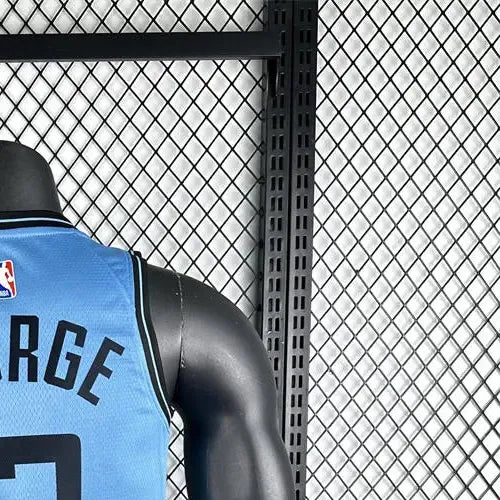 NBA Los Angeles Clippers 2425 City Edition Round Neck Blue Jersey GEORGE#13 S-XXL