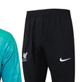 2425 Liverpool Blue Long-sleeved half-pull training kit Football team kit