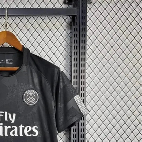 Retro 1718 PSG Black 2 Away jersey Fan Version