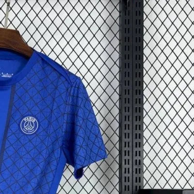 202526 PSG Pre-match training blue Jersey Fan Version