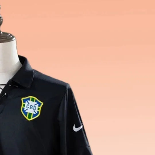 Retro 2004 Brazil Black Special Edition jersey Long Sleeve Fan Version