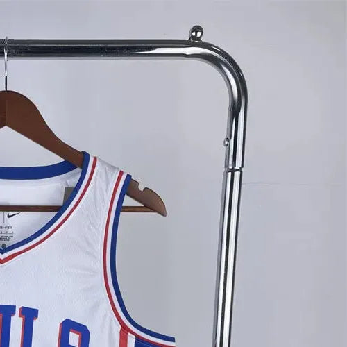 NBA Philadelphia 76ers 2023 V-Neck White Jersey OUBRE JR.#9 S-XXL