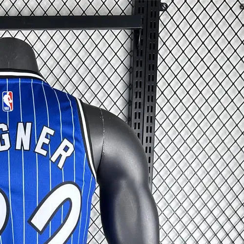 NBA Orlando Magic 2019 Retro Edition Round Neck Blue Jersey WAGNER#22 S-XXL
