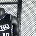 NBA Scaramento Kings 2024 V-Neck Black jersey WESTBROOK#18 S-XXL