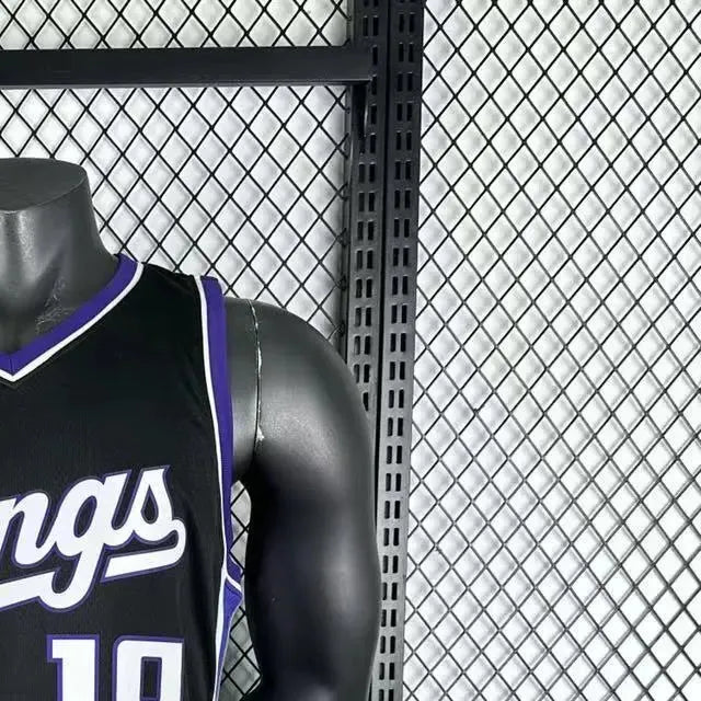 NBA Scaramento Kings 2024 V-Neck Black jersey WESTBROOK#18 S-XXL