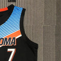 NBA Oklahoma City Thunder V-Neck Black Jersey ANTHONY#7 S-XXL