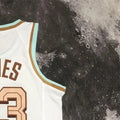 NBA Cleverland Cavaliers Round Neck White jersey JAMES#23 S-XXL