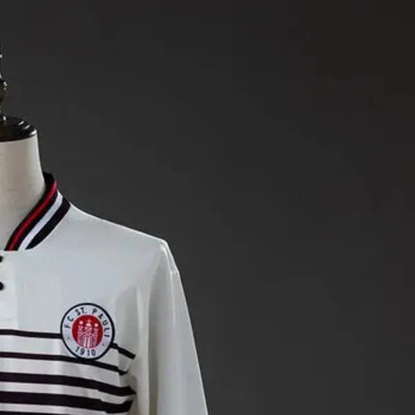 Retro 199798 FC St. Pauli Home Jersey Long Sleeve Fan Version