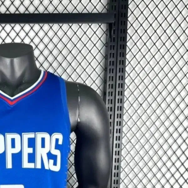 NBA Los Angeles Clippers 2023 V-Neck Blue Jersey PAUL#3 S-XXL