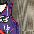 NBA Toronto Raptors Round Neck Purple CARTER#15 jersey S-XXL
