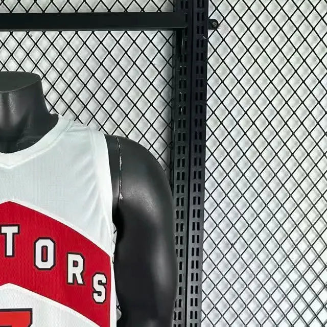 NBA Toronto Raptors V-Neck White Jersey INGRAM#3