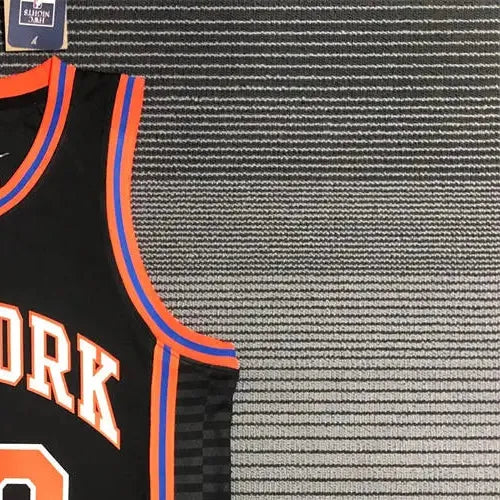 NBA New York Knicks Round Neck Black 75th Anniversary jersey RANDLE#30 S-XXL