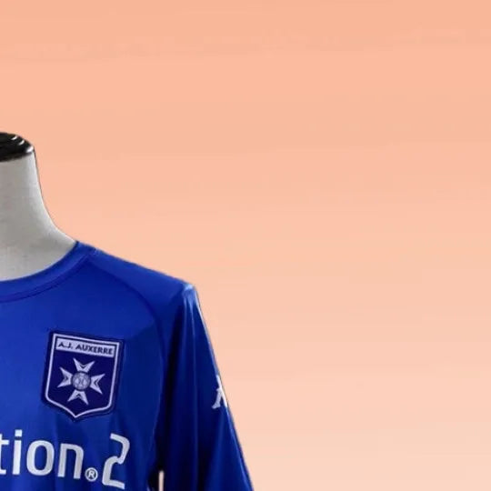 Retro Auxerre 199596 Long Sleeve Away jersey Fan Version