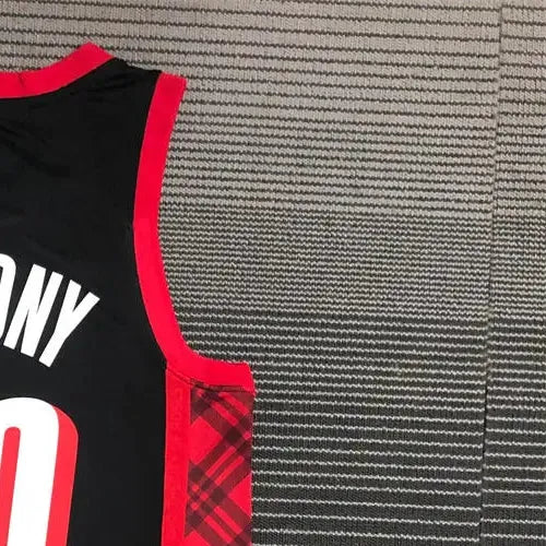 NBA Portland Trail Blazers Round Neck Black Jersey ANTHONY#00 S-XXL