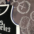 NBA Los Angeles Clippers V neck Black Jersey WALL#11 S-XXL