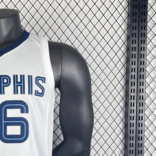 NBA Memphis Grizzies 2023 Round Neck White Jersey SMART#36 S-XXL