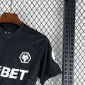 202526 Wolves Away Black Jersey Fan Version