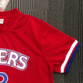 NBA Philadelphia 76ers Mitchellness Red Jersey IVERSON#3 S-XXL