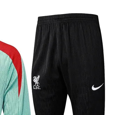2425 Liverpool Light blue Long-sleeved half-pull training kit Football team kit