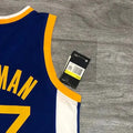 NBA Golden State Warriors V neck Blue Jersey WISEMAN#33 S-XXL