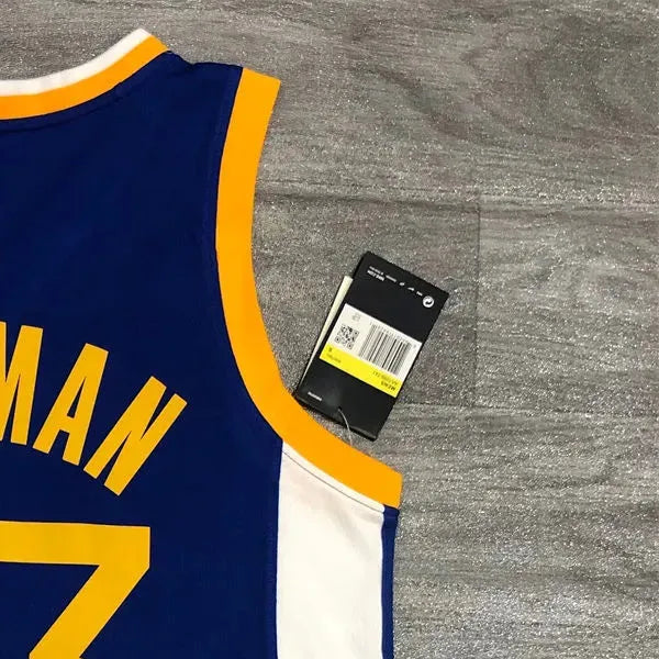 NBA Golden State Warriors V neck Blue Jersey WISEMAN#33 S-XXL