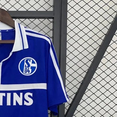 Retro 0102 Schalke 04 Home jersey Fan Version