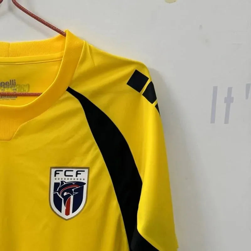 Cape Verde 2026 World Cup Goalkeeper Yellow Jersey Fan version