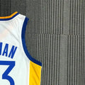 NBA Golden State Warriors V-Neck White Jersey WISEMAN#33 S-XXL