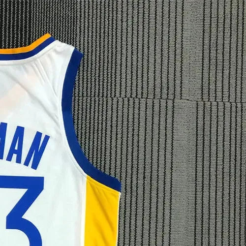 NBA Golden State Warriors V-Neck White Jersey WISEMAN#33 S-XXL
