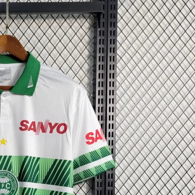 Retro 199697 Coritiba home jersey Fan Version