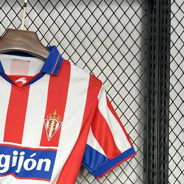 Retro Sporting de Gijon 0102 Home jersey Fan Version
