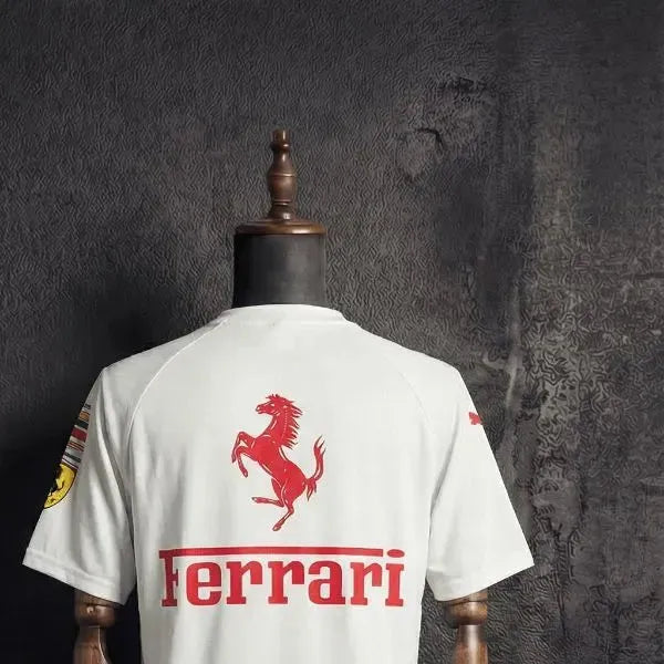 F1 Racing Scuderia Ferrari 2025 White jersey