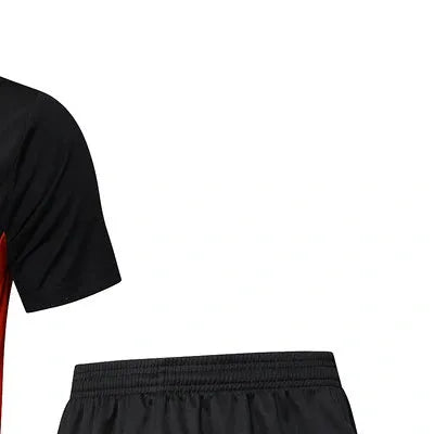 2425 AC Milan Black Training Set Shirt and Shorts