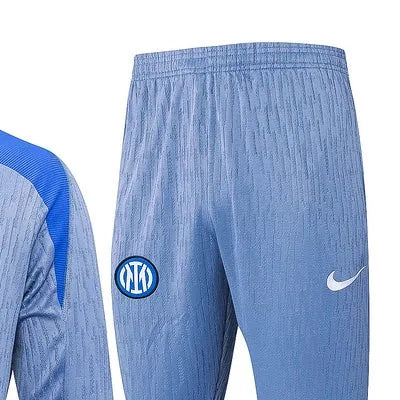 2425 Inter Milan Light blue Long-sleeved half-pull training kit Football team kit
