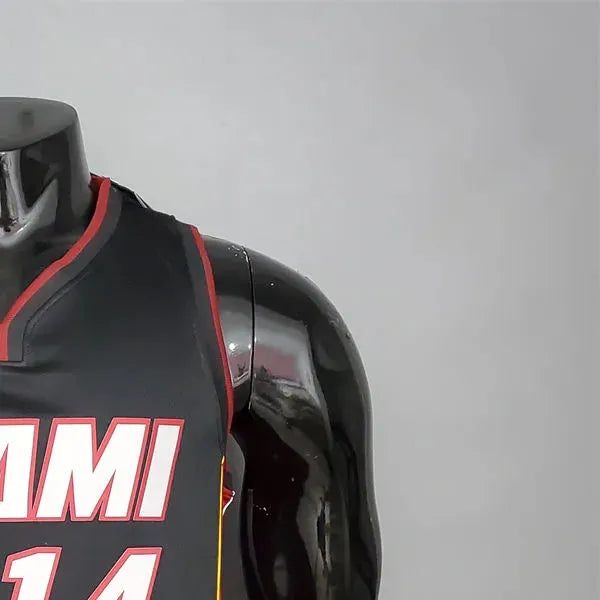 NBA Miami Hearts V-Neck Black Jersey HERRO#14 S-XXL