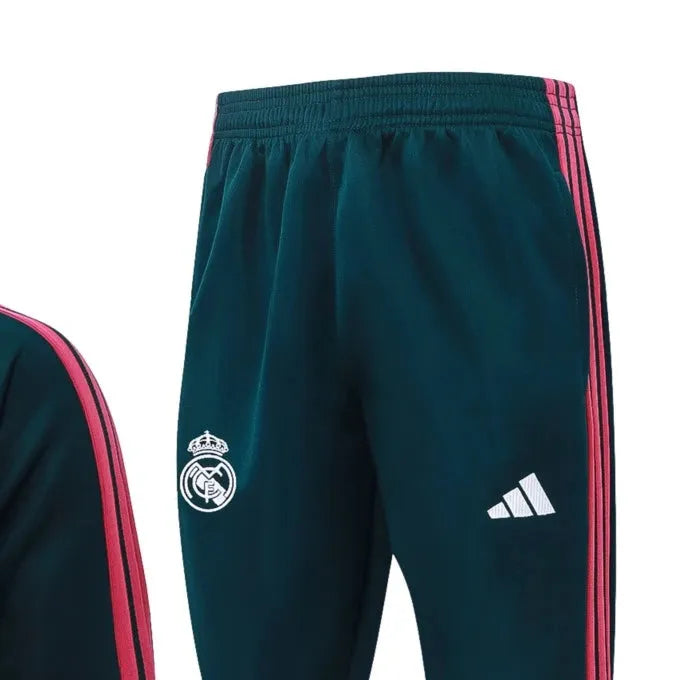2026 Real Madrid Dark green Jacket Training Suit Set