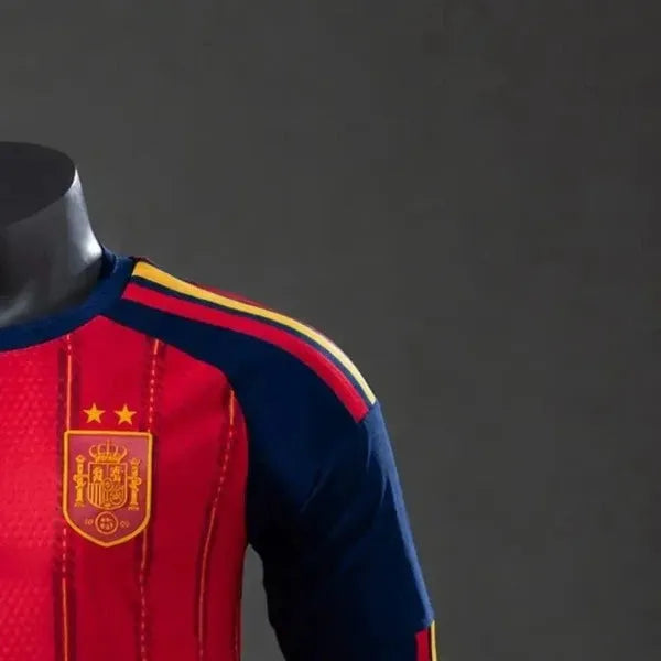 Spain 2026 World Cup Home Jersey Long Sleeve Player version