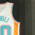 NBA San Antonio Spurs V-Neck White 75th Anniversary jersey GINOBILI#20 S-XXL